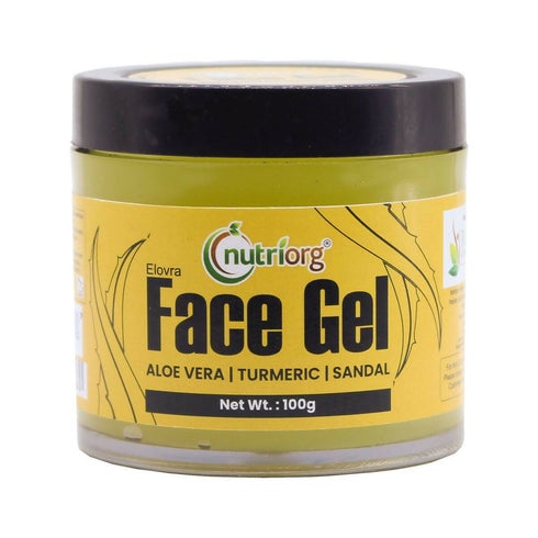 Nutriorg Aloevera Face Gel with sandal & Turmeric