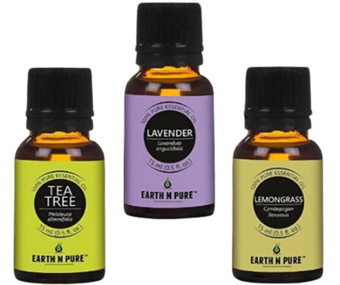 Earth N Pure Essential Oils Tea Tree, Lavender and Lemongrass