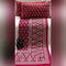 Clovers & Crafts Neptol Double Bedsheet With Two Pillow Covers - Red