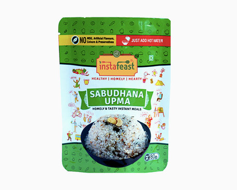 Insta Feast Ready to Eat Sabudhana Upma | 80g Each