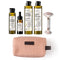 Brillare Salicylic Acid Face Wash and Face Serum and Body Wash and Body Lotion With Jade Roller and Pink Pouch