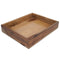 Wooden Hexa Tray With Camicle Designe 14"X14"x2"HT