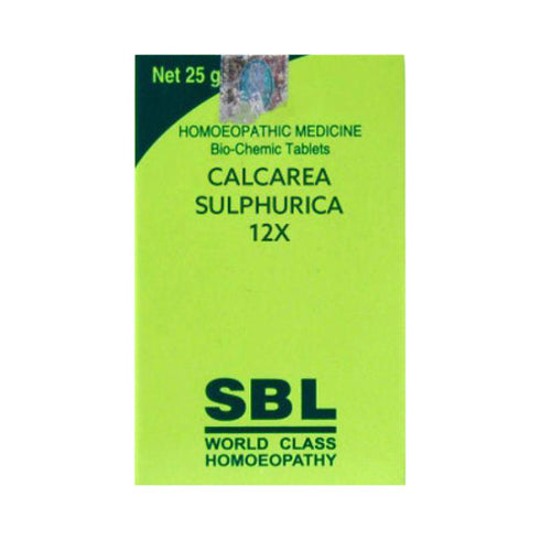 SBL Calcarea Sulphurica Biochemic Tablet 12X
