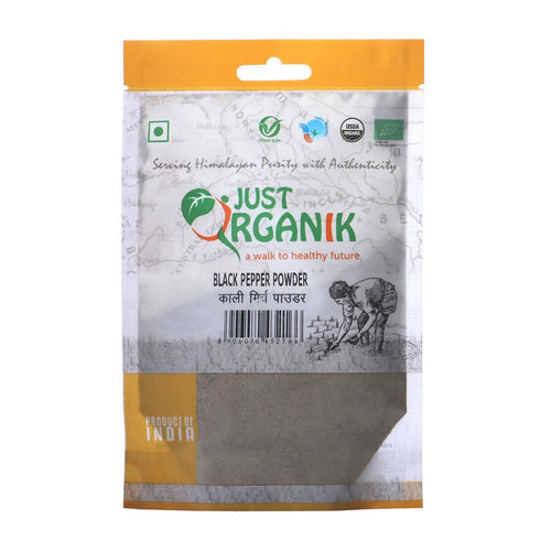 Just Organik Black Pepper Powder Kali Mirch Powder