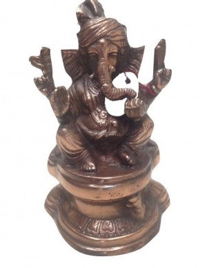 Ganesh Statue Made Up Of Gun Metal