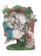 Radha Krishna Cradle Made Up Of Fibre And Poly Stone
