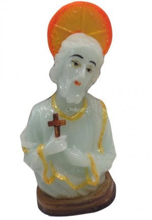 Jesus Statue With Radium Made Up Of Polystone And Marble