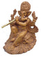 Ganesh With Flute Made Up Of Poly Stone