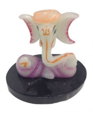 Ganesh With Trunk Made Up Of Marble And Radium