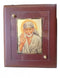 Sai Baba Gold Foiled Picture Frame Made Up Of Glass And Wood Or Divinity Frame