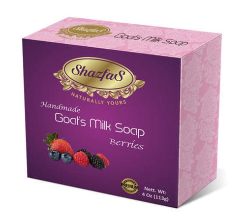 ShazfaS Goat Milk Soap Berry 113 g