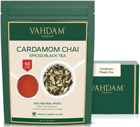 Vahdam Tea Cardamom Masala Chai Tea
