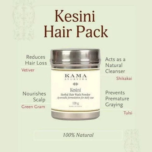 Kama Ayurveda Kesini Ayurvedic Herbal Hair Wash Powder 120g