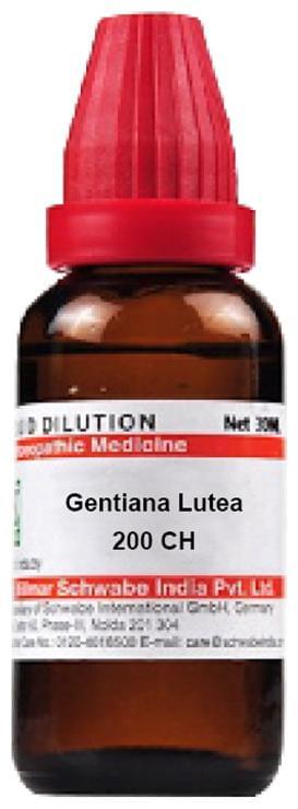 Dr Willmar Schwabe India Gentiana Lutea Dilution 200 CH