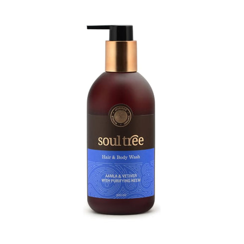 Soul Tree Hair and Body Wash Aamla and Vetiver with Purifying Neem gel 300 ml