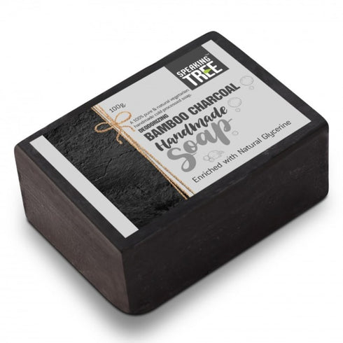 Speaking Tree Deodorizing Bamboo Charcoal Handmade Soap 100 g