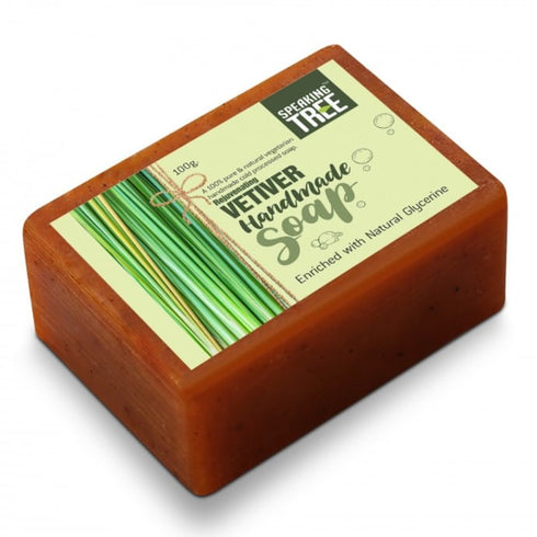 Speaking Tree Rejuvenating Vetiver Handmade Soap 100 g