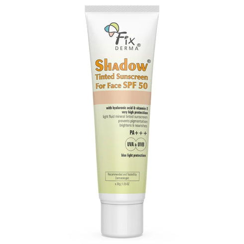 Fixderma Skincare Tinted Sunscreen With Spf 50 For Face