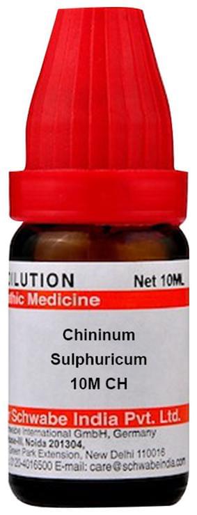 Dr Willmar Schwabe India Chininum Sulphuricum Dilution 10M CH