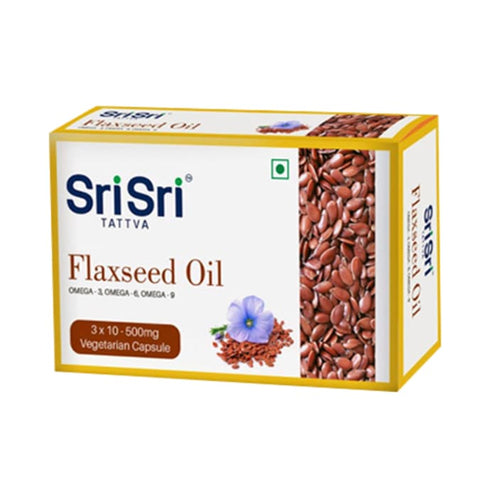 Sri Sri Tattva Flaxseed Oil Capsule 30Caps