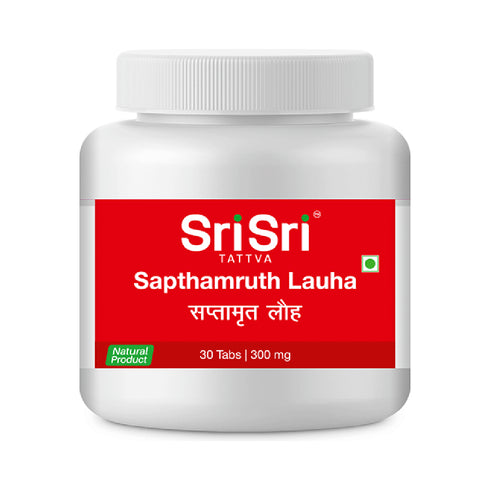Sri Sri Tattva Saptamrut Lauha 300mg 30Tabs