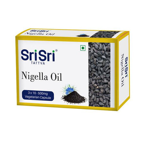 Sri Sri Tattva Nigella Oil Vegetarian 30Caps