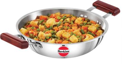 Hawkins TriPly Stainless Steel Deep Fry Pan Kadhai 26 cm Diameter 2.5 L