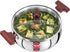 Hawkins TriPly Cook n Serve Handi with Glass Lid 22 cm Diameter 3 L (SSH30G)
