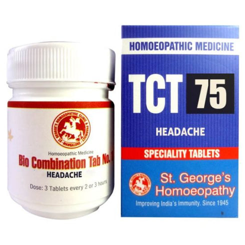 St. George’s TCT 75 Headache Tablet