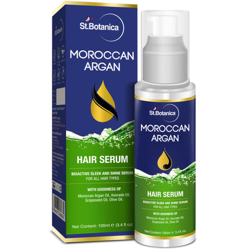 St.Botanica Moroccan Argan Hair Serum bottle of 100 ml Serum