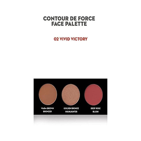 Sugar Cosmetics Contour De Force Face Palette 02 Vivid Victory