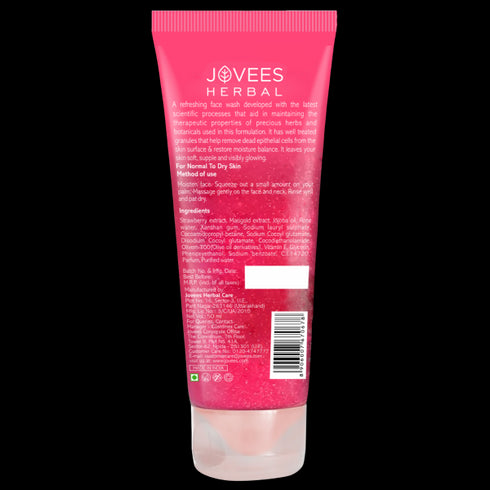 Jovees Herbal Strawberry Face Wash with Strawberry Extracts