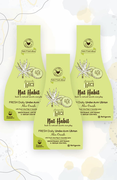 Aloe Crush Underarm Ubtan (Pack Of 4) 40g Each