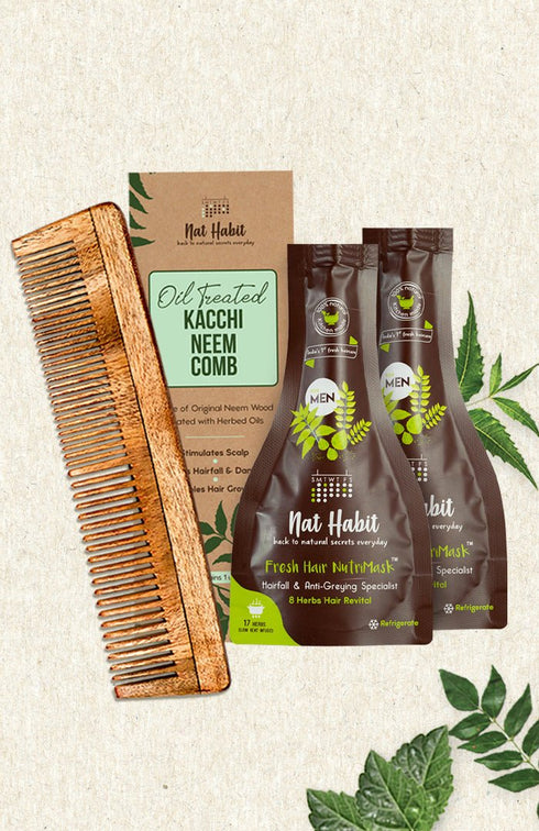 Nat Habit Dual Tooth Comb Mens Nutrimask 240g