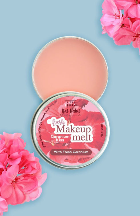 Nat Habit geranium Kiss Makeup Melt 25ml