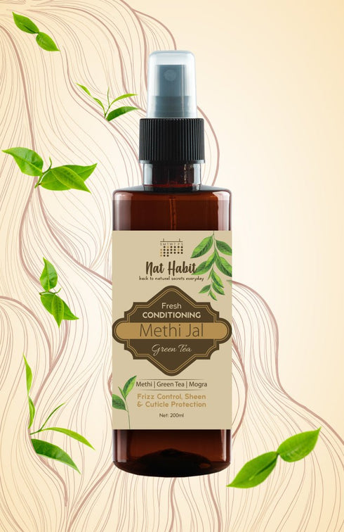 Nat Habit green Tea Conditioning Methi Jal 200ml