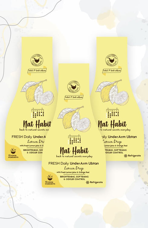 Lemon Drop Underarm Ubtan (Pack Of 3) 40g Each