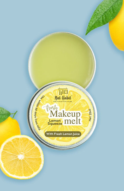 Nat Habit Lemon Squeeze Makeup Melt (Pack Of 2) 25ml each