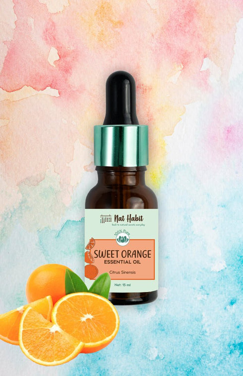 Nat Habit Pure Sweet Orange Essential Oil 15ml