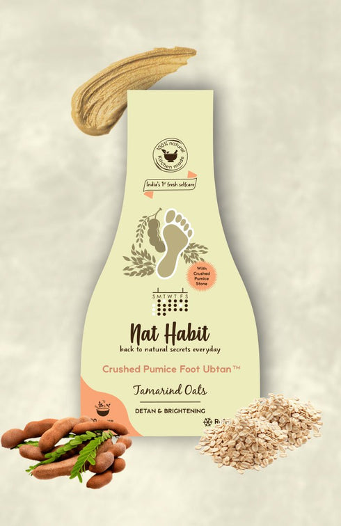 Nat Habit Tamarind Oats Foot Ubtan (Pack Of 2) 40g each