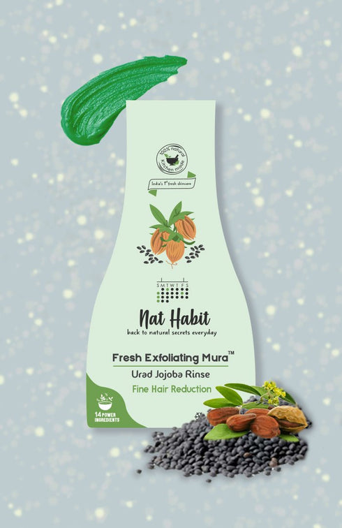 Nat Habit Urad Jojoba Exfoliating Mura (Pack Of 2) 25g each