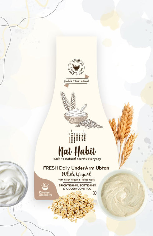 Nat Habit White Yogurt Underarm Ubtan 40g