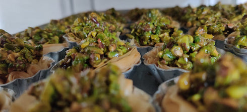 The Baklava Box Sugar Free Pistachio Tart Baklava