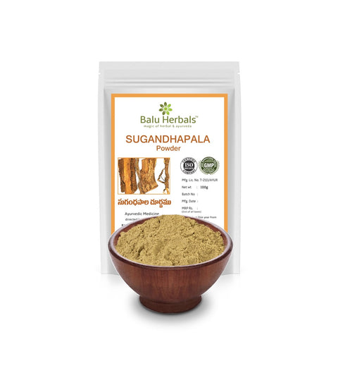 Balu Herbals Sughandapala Sariva, Ananthamul Powder 100g