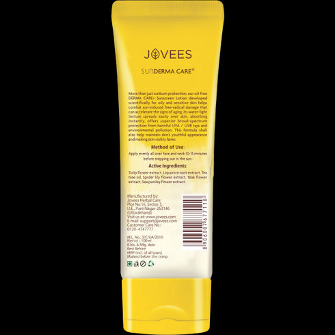 Jovees Herbal Sun Derma Care Lotion SPF 50 PA+++ Broad Spectrum