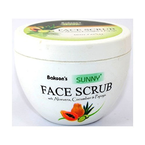 Bakson's Face Scrub with Aloevera, Cucumber & Papaya