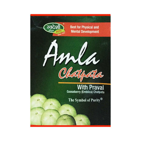 Swadeshi Amla Chatpata bottle of 500 gm Pellets