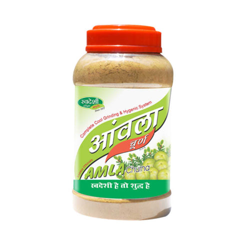 Swadeshi Amla Churna jar of 500 gm Powder