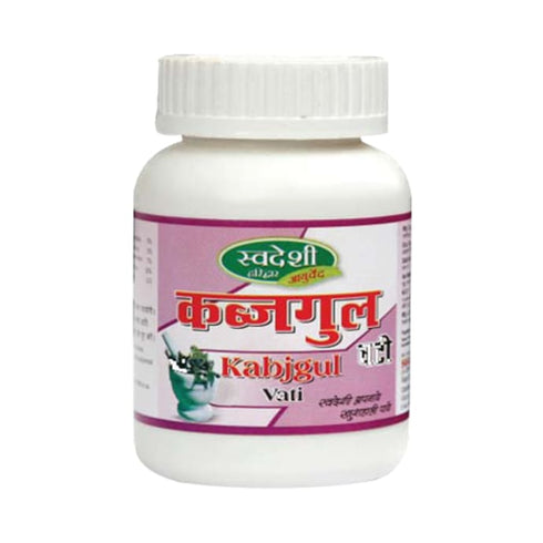 Swadeshi Kabjgul Vati bottle of 100 tablets