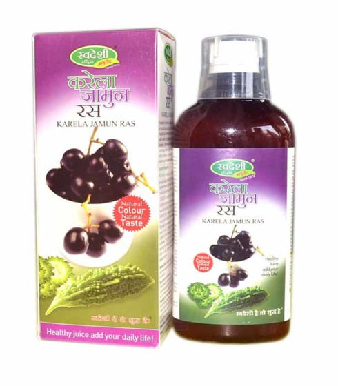 Swadeshi Karela Jamun Ras bottle of 500 ml Liquid